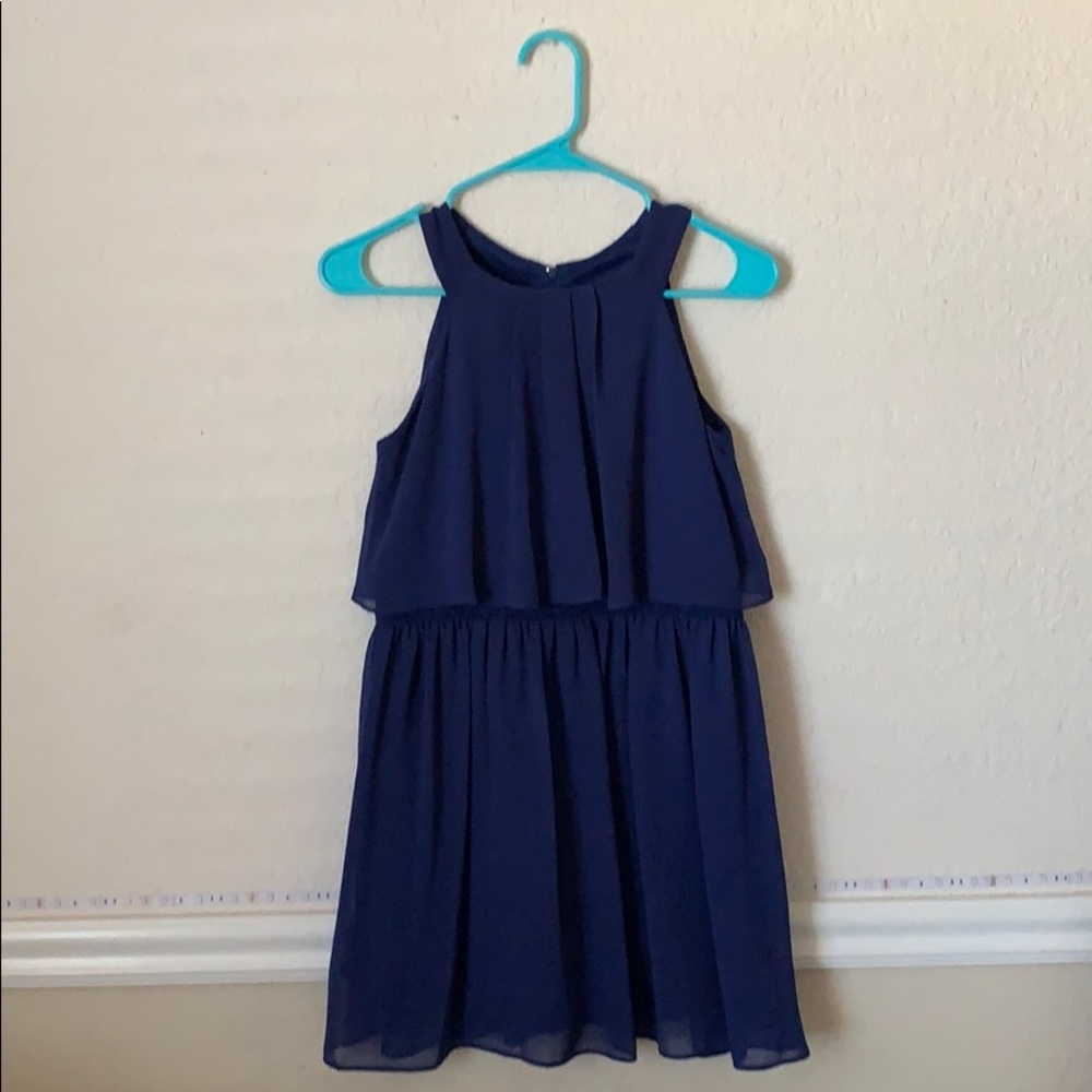 navy blue dress